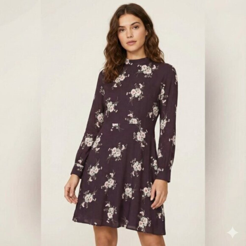 Anthropologie Velvet Graham & Spencer Women’s Mini Dress purple Small Whimsigoth